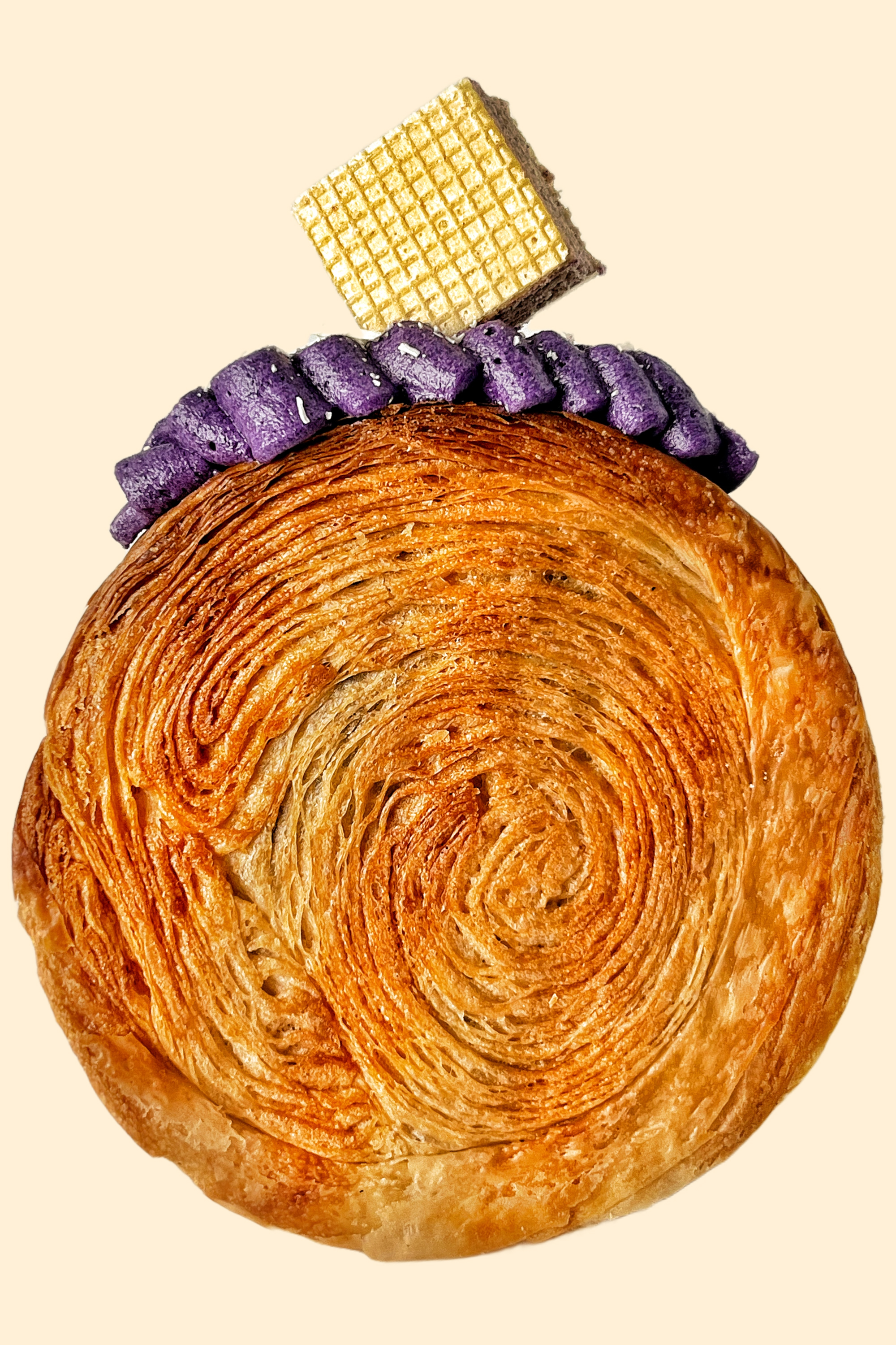 Ube Croissant Wheel